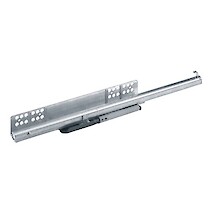 Направляющая Hettich Quadro 25 частичного выдвижения с системой Push to open L=400 мм, ДСП 18мм, левая