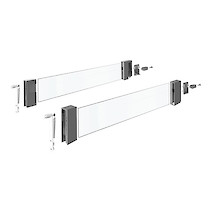 Комплект надставок на бок ящика Hettich InnoTech Atira DesignSide из стекла h=144 L=350 серый