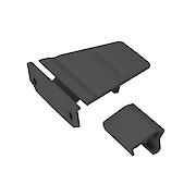 Фіксатор Hettich внутрішньої шкухляди InnoTech Atira, антрацит (9235837)