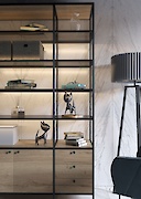 Труба квадратная 20х20 под LED подсветку черная