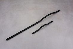 Мебельная ручка Poliplast полипласт РП-41/128-МЧ черная матовая