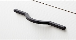 Мебельная ручка Poliplast полипласт РП-41/128-МЧ черная матовая