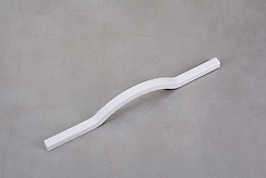 Мебельная ручка Poliplast полипласт РП-41/128-МБ белая матовая