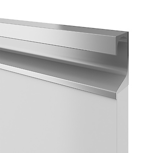 Ручка профиль врезная UKW 7 Zobal алюминиевая L -3500мм 18мм