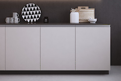 Врізний торцевий алюмінієвий профіль ручка UKW 8 Zobal