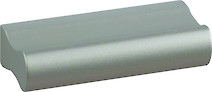 Ручка мебельная ZOBAL U-8 L-100мм алюминиевая