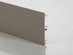 Цоколь кухонный алюминиевый анодированный H=100мм L=4200мм коньяк