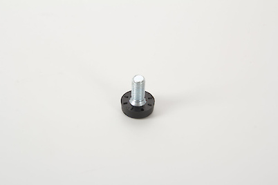 Ніжка з регулюванням К круглий D=20 поз 46 чорний (ніжка меблева)