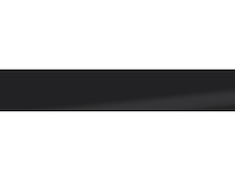 Меблева крайка лазерна ABS Rehau 23/1.2 мм Чорний 140244 Crystal глянець