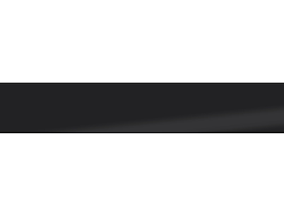 Мебельная кромка лазерная ABS Rehau 23/1.2 мм Черный 140244 Crystal глянец