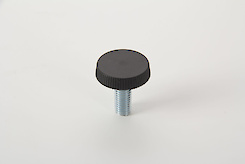 Ніжка з регулюванням КR круглий D=30 поз 48 чорний