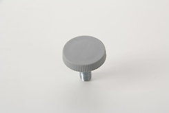 Ніжка з регулюванням КR круглий D=35 поз 50 сірий (ніжка меблева)