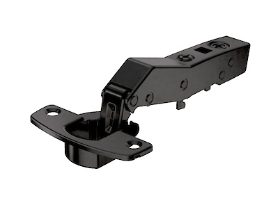 Петля Hettich Sensys 8639і W30 угловая с доводчиком, угол открывания 95°, черный обсидиан