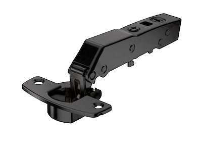 Петля Hettich Sensys 8639і W45 угловая с доводчиком, угол открывания 95°, черный обсидиан