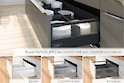 Hettich InnoTech Atira высотой h=144мм с TopSide из стекла