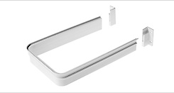 Ограждение сифона для ящика под мойку Poliplast, белый