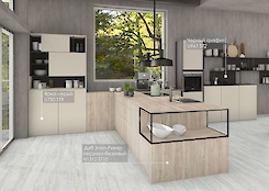 Ламинированное ДСП Egger 18мм H1312 ST10 Дуб Уайт-Ривер песочно-бежевый 