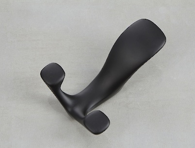 Меблевий гачок GTV TOLEDO A0  потрійний, чорний матовий