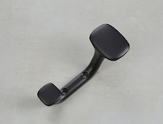 Меблевий гачок GTV TOLEDO C0 подвійний, чорний матовий