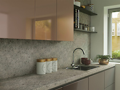 Пластик Egger F021 ST75 Терраццо Триест серый