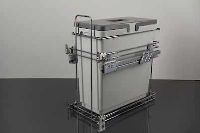 Выдвижной сортер для мусора Vibo Kombi easy для модуля 300 мм на 1 ведро с доводчиком