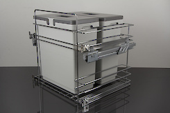 Выдвижной сортер для мусора Vibo Kombi easy для модуля 600 мм на 2 ведра с доводчиком