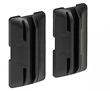 Кріпленя для перегородок OrgaClip для встановлення в профіль Hettich OrgaStripe чорний