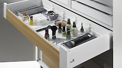 Кріплення OrgaClip для перегородок Hettich OrgaStripe, білий