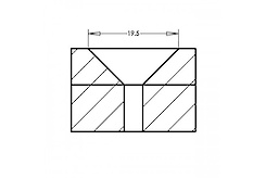 Зенкер СМТ 90 ° з циліндричним хвостовиком HWM