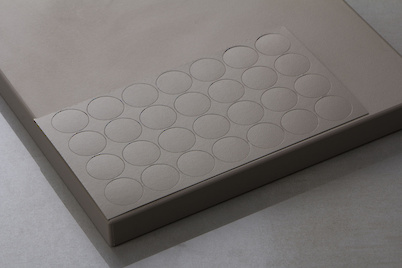 Заглушка самоклеющаяся Folmag для минификса к U727 Серый камень (28шт)