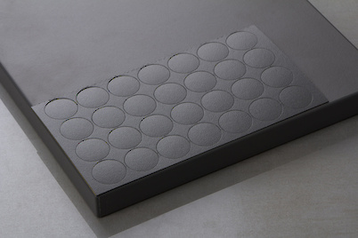 Заглушка самоклеюча Folmag для мініфікса до U960 Онікс сірий (28шт)