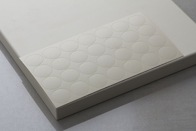 Заглушка самоклеюча Folmag для мініфікса до U104 Алебастр білий (28шт)