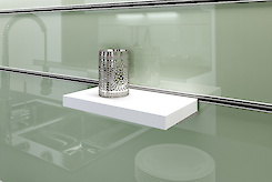 Тримач полиці з ДСП (MDF) товщиною 18мм до настінної системи Zobal, довжина 100мм