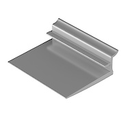 Тримач полиці з ДСП (MDF) товщиною 18мм до настінної системи Zobal, довжина 500мм