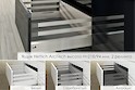 Ящик Hettich ArciTech высота h=218/94мм, 2 релинга