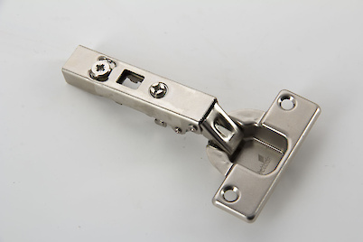 Завіса меблева Hettich Intermat 9943 швидкознімна накладна, кут відкривання 110 градусів нікель