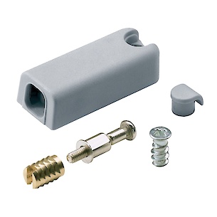 Механизм открывания фасадов Hettich Push to open Pin (P20 Pin), под прикручивание, серый (9046531)