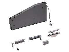 Механизм KIARO Italiana Ferramenta для открывания фасада вниз, черный никель