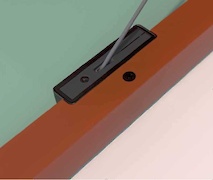 Адаптер для алюминиевого профиля KIARO Italiana Ferramenta