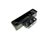 Адаптер для алюмінієвого профілю KIARO Italiana Ferramenta, чорний нікель