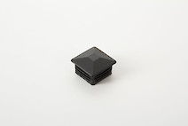 Заглушка ES квадрат 30x30 поз 16 черный (заглушка для трубы)