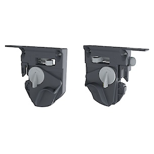 Фіксатор для шухляди 4D з регулюванням шухляди з ДСП Hettich Quadro передній лівий 9247355