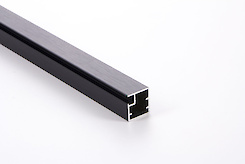 Фасадный алюминиевый профиль М1N L= 5950 мм графит Brush