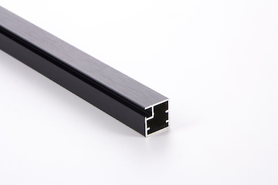 Фасадный алюминиевый профиль М1N L= 5950 мм графит Brush