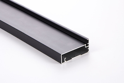 Фасадный алюминиевый профиль М23 N L=5950 мм графит Brush