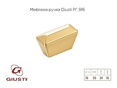 Меблева ручка Giusti РГ 595 WPO843.016.00GP