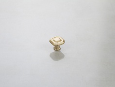 Меблева ручка-кнопка Giusti РГ 604 WPO775.000.00R4 золото римське