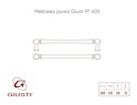 Меблева ручка Giusti РГ 605 WMN775.160.00R3