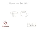Меблева ручка Giusti РГ 610 WPO832.000.0002