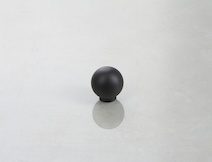 Меблева ручка-кнопка Giusti РГ 613 WPO201.030.00N4 чорний матовий